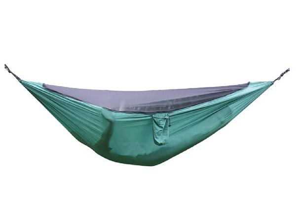 Self-bolting Mosquito Net Hammock